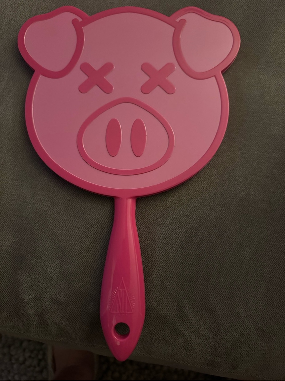 Pink Pig Hand Mirror for Kids